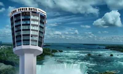 El Niagara Tower Hotel tiene una espectacular vista a las Cataratas del Niagara